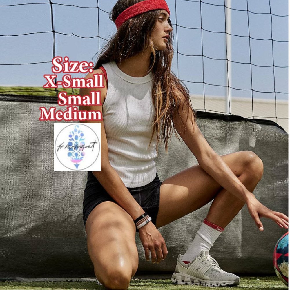 NWT - Free People FP Movement Open Air Tank - White